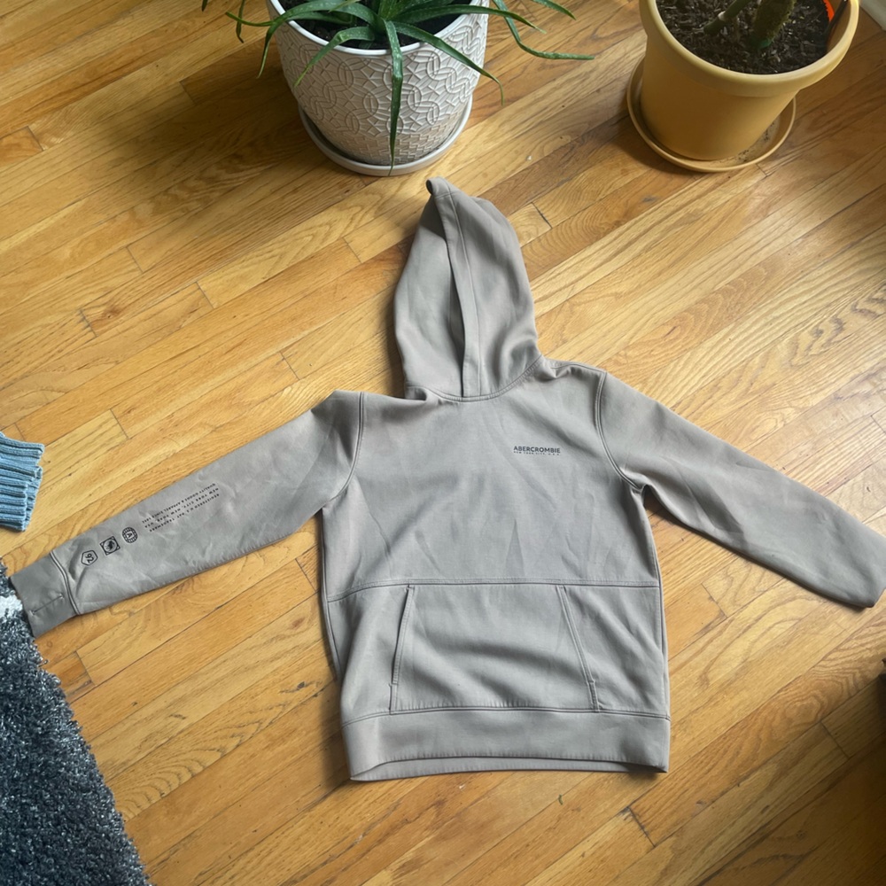 Abercrombie Kids Gray Pullover Hoodie - Picture 4 of 11